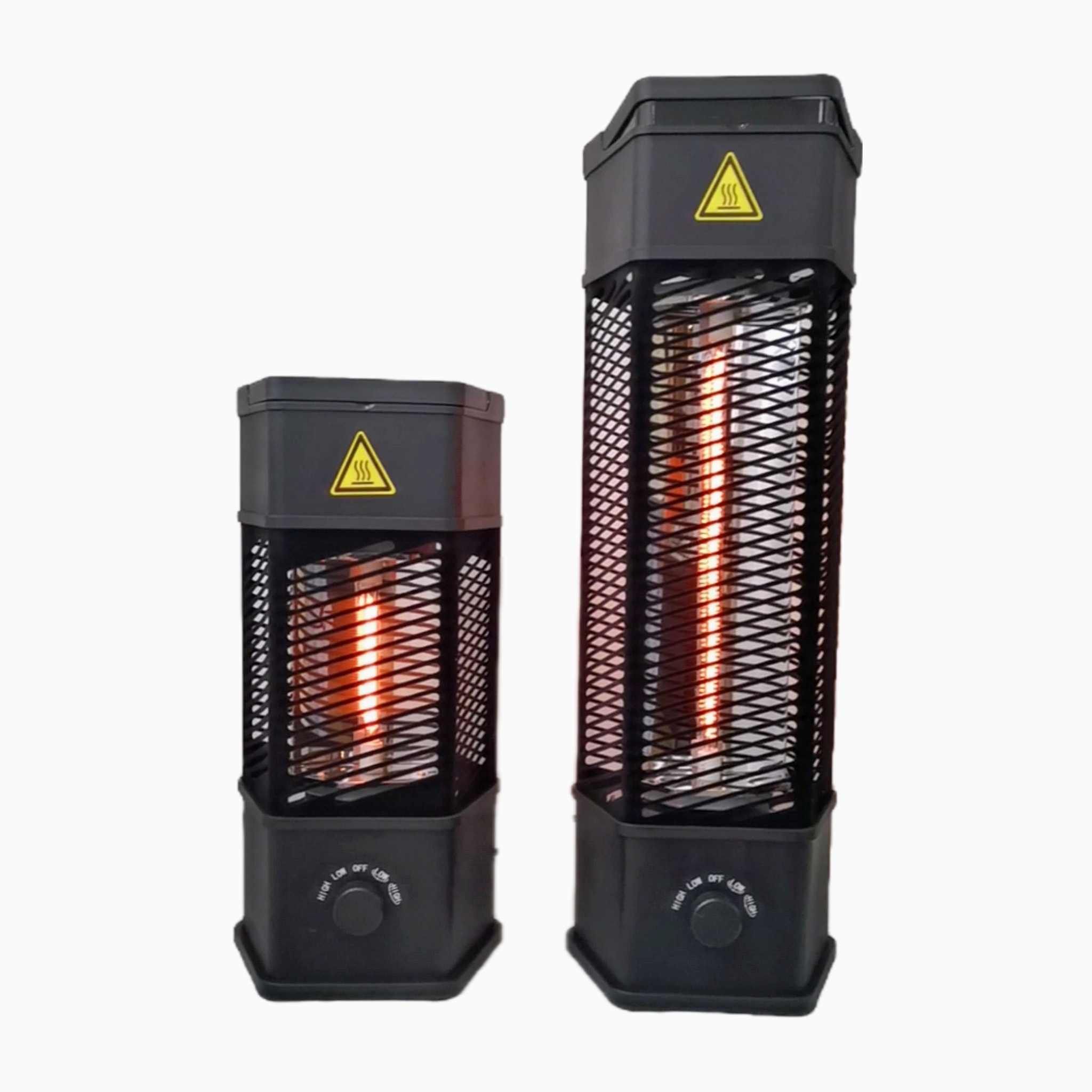 Heater with tip over protection