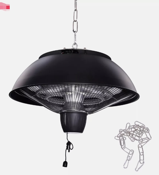 Waterproof heater for pergola